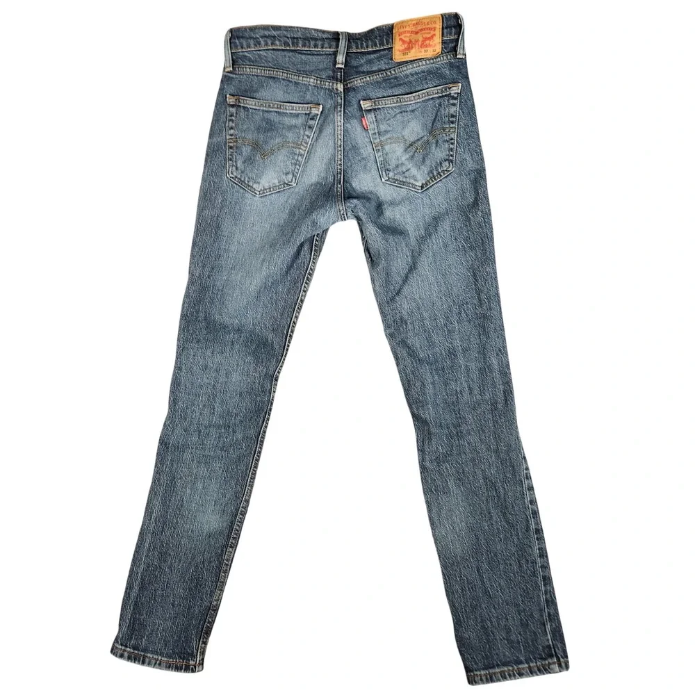 Levi's 511 Slim Fit Jeans Mens 32x32 Blue Excellent Stretch Denim‎ 04511-3402